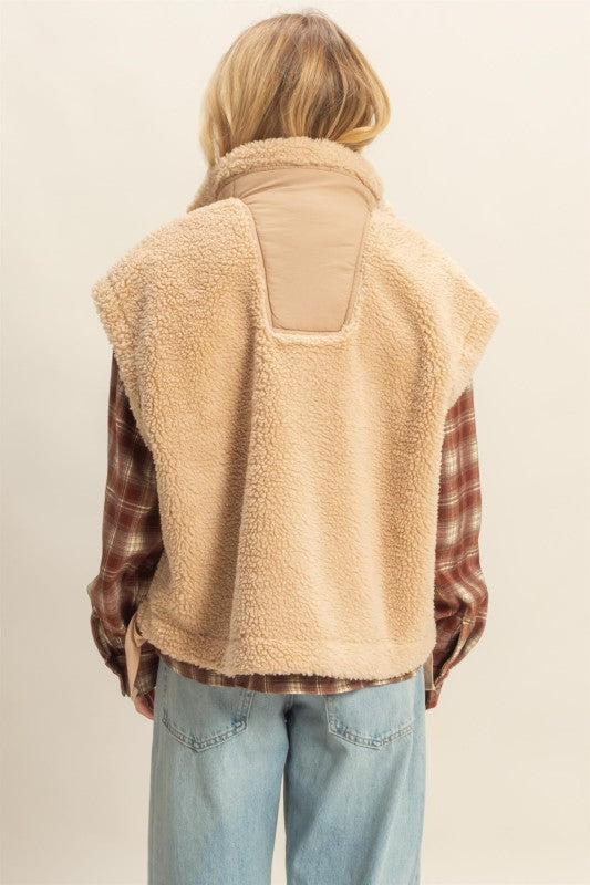 The Cozy Sherpa Vest
