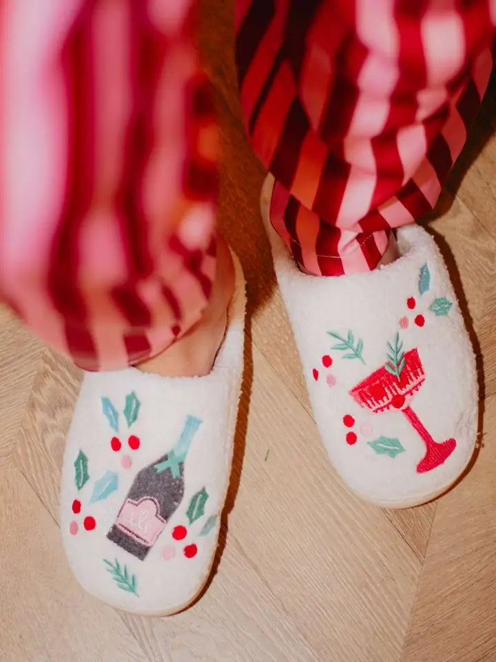 Champagne Slippers