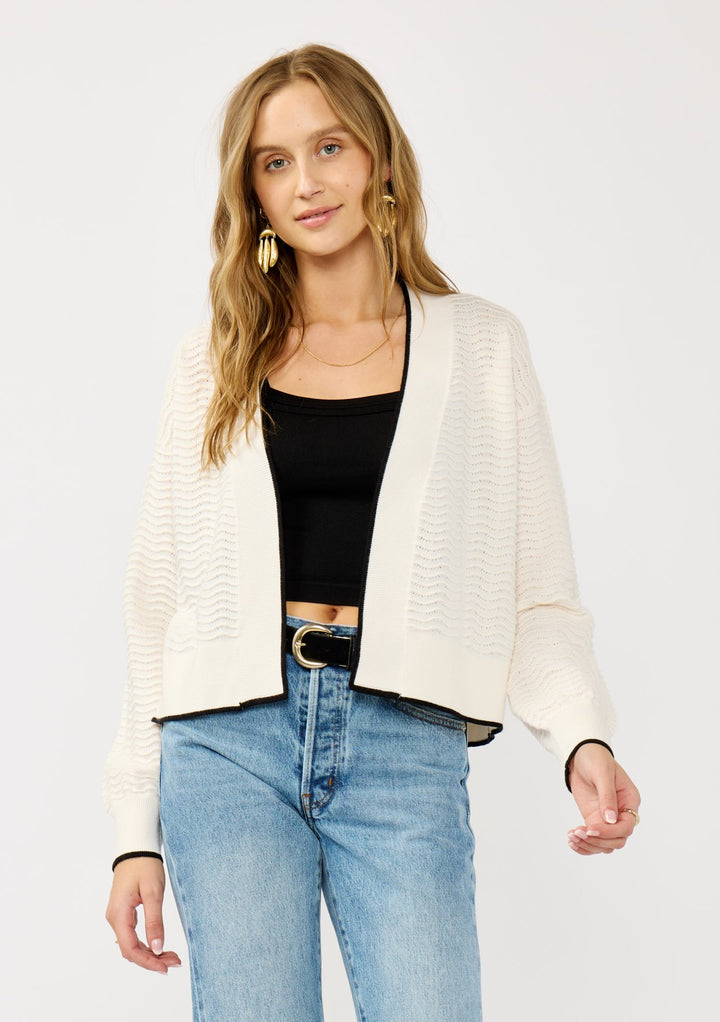 The Pointelle Knit Cardigan