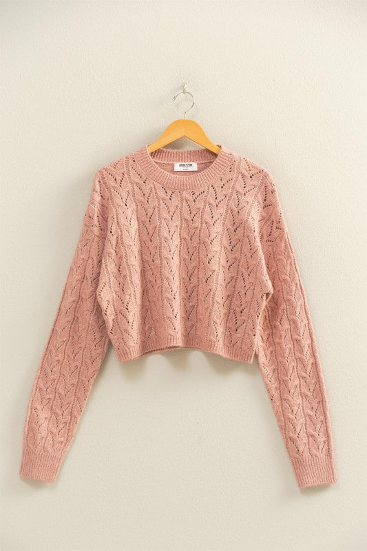 Pink Frost Knit