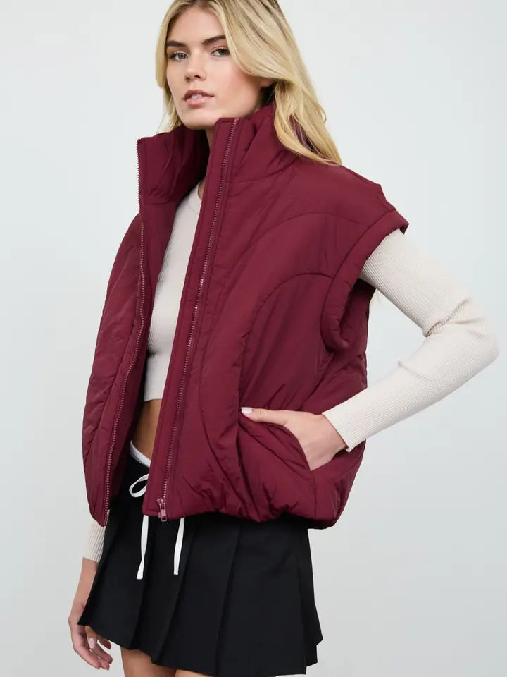 The Wine Puffer Vest