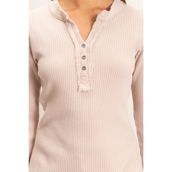 Mineral Washed Henley