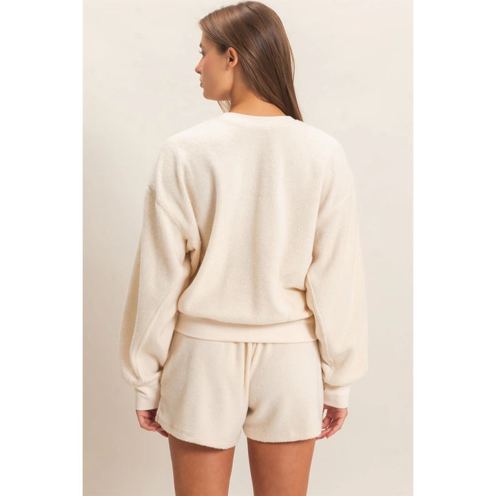 Contrast Crewneck Sweatshirt