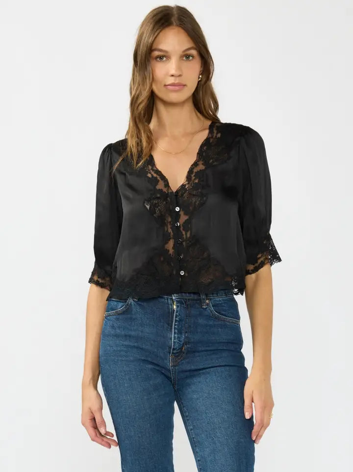 The Lux Satin Blouse