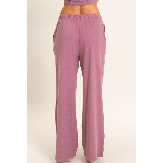 The Plum Wide Leg