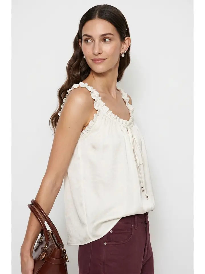 Ruffle Trim Tank