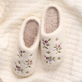 Dainty Floral Slippers