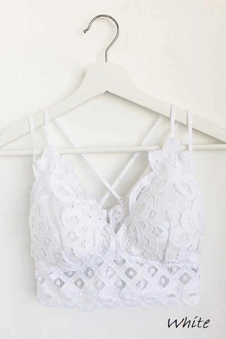 The Scalloped Lace Bralette