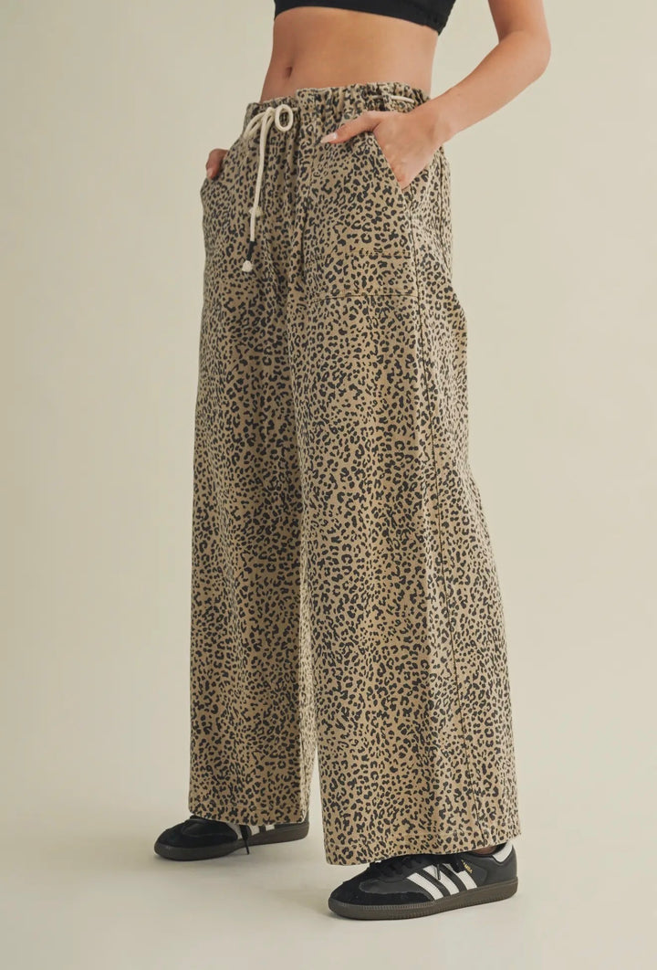 The Leopard Wide Leg