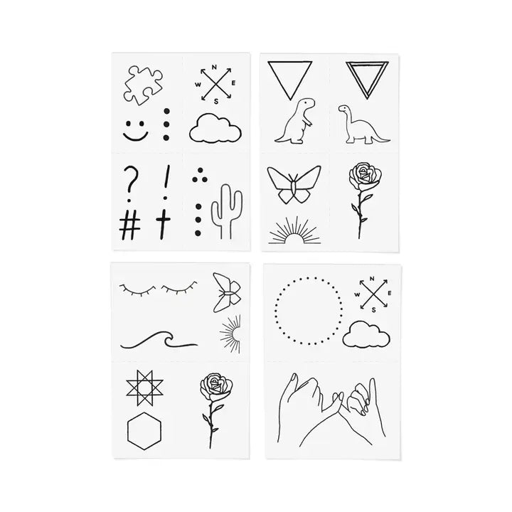 Inked by Dani Temporary Tattoo Set