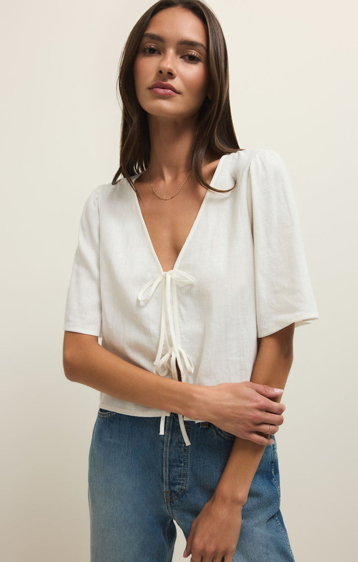 La Belle Linen Top