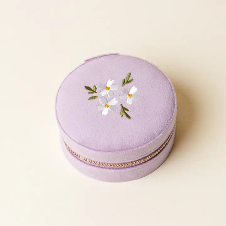 Round Jewelry Case