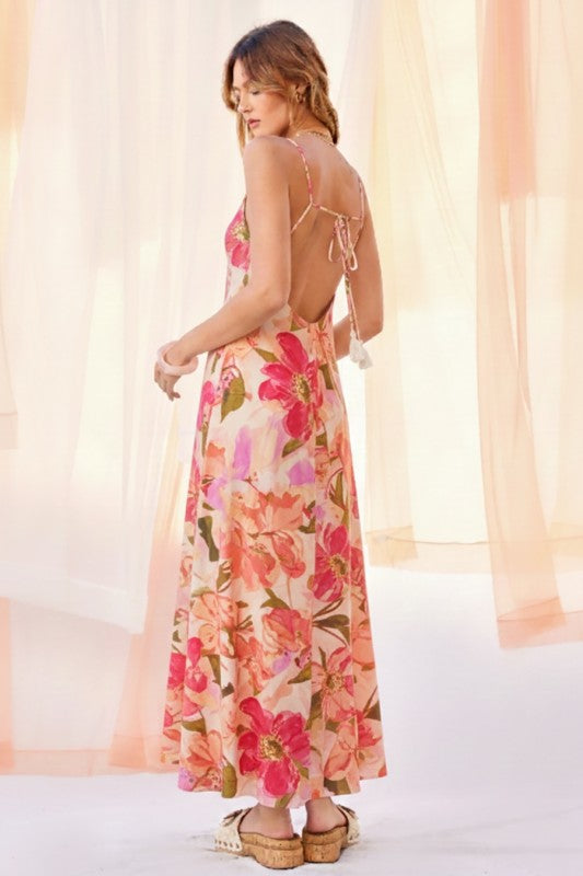 Sunset Floral Maxi