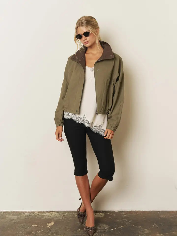 The Contrast Bomber Jacket