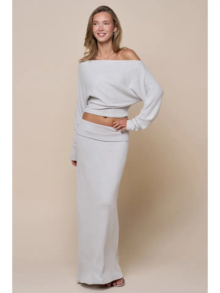 Slouchy Off Shoulder Top