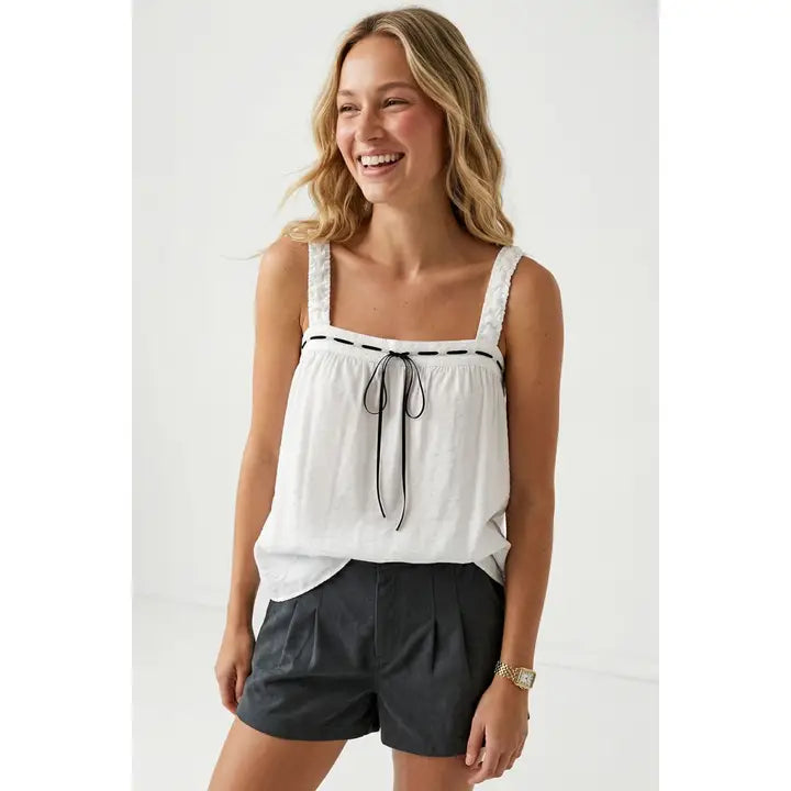 The Contrast Stitch Cami