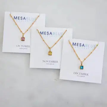 Birthstone Waterproof Necklace