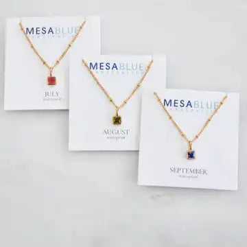 Birthstone Waterproof Necklace