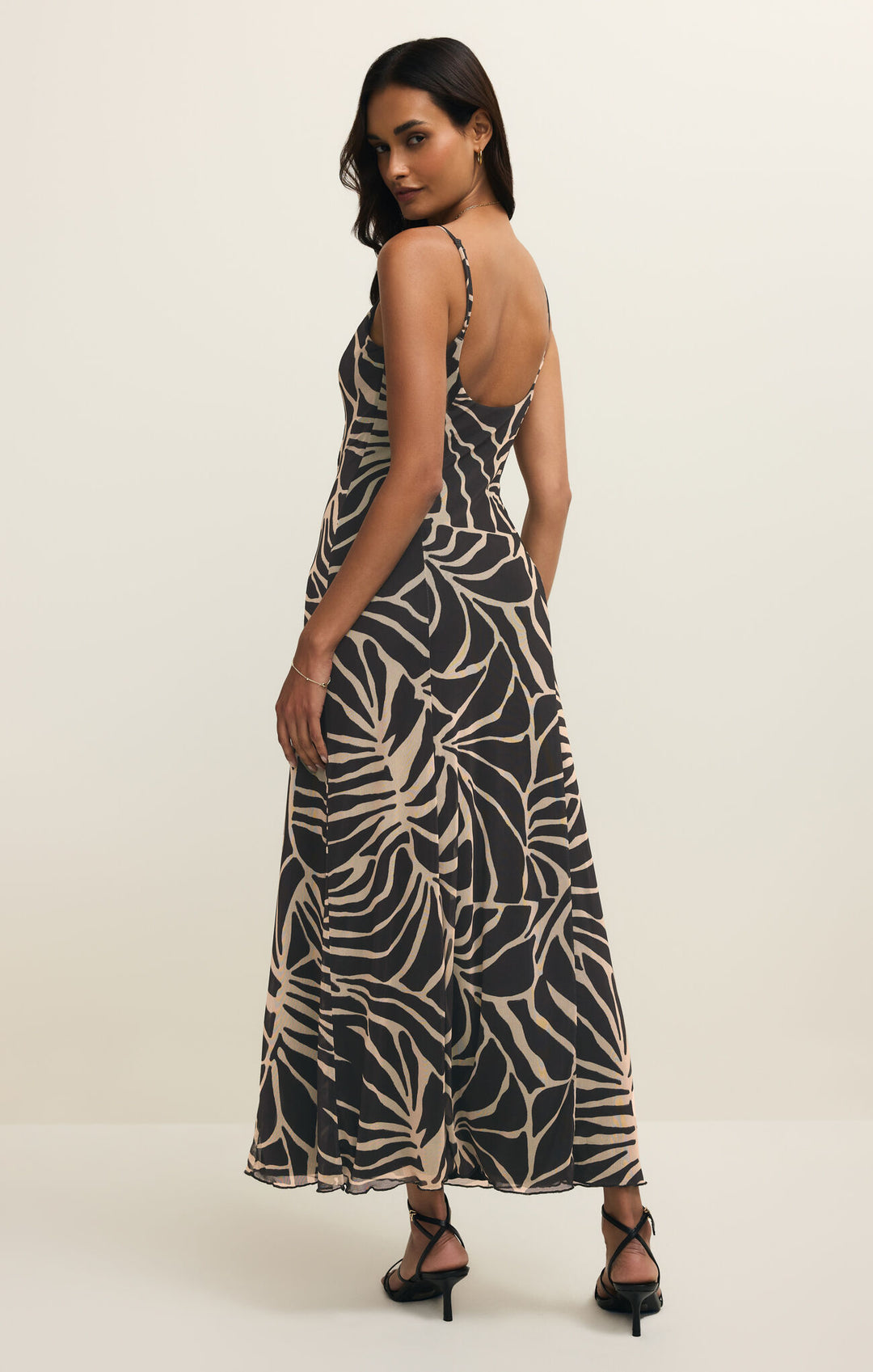 Charisma Tova Palm Midi Dress