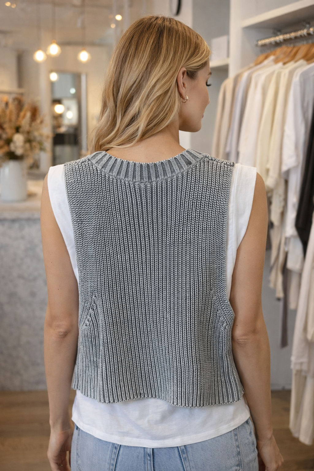 Carmen Sweater Vest Combo