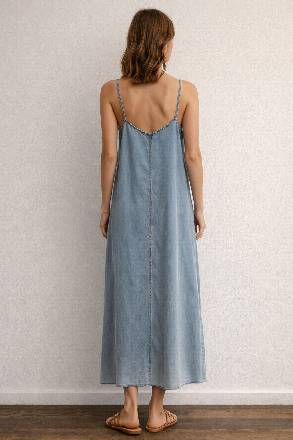 Denim Slip Dress