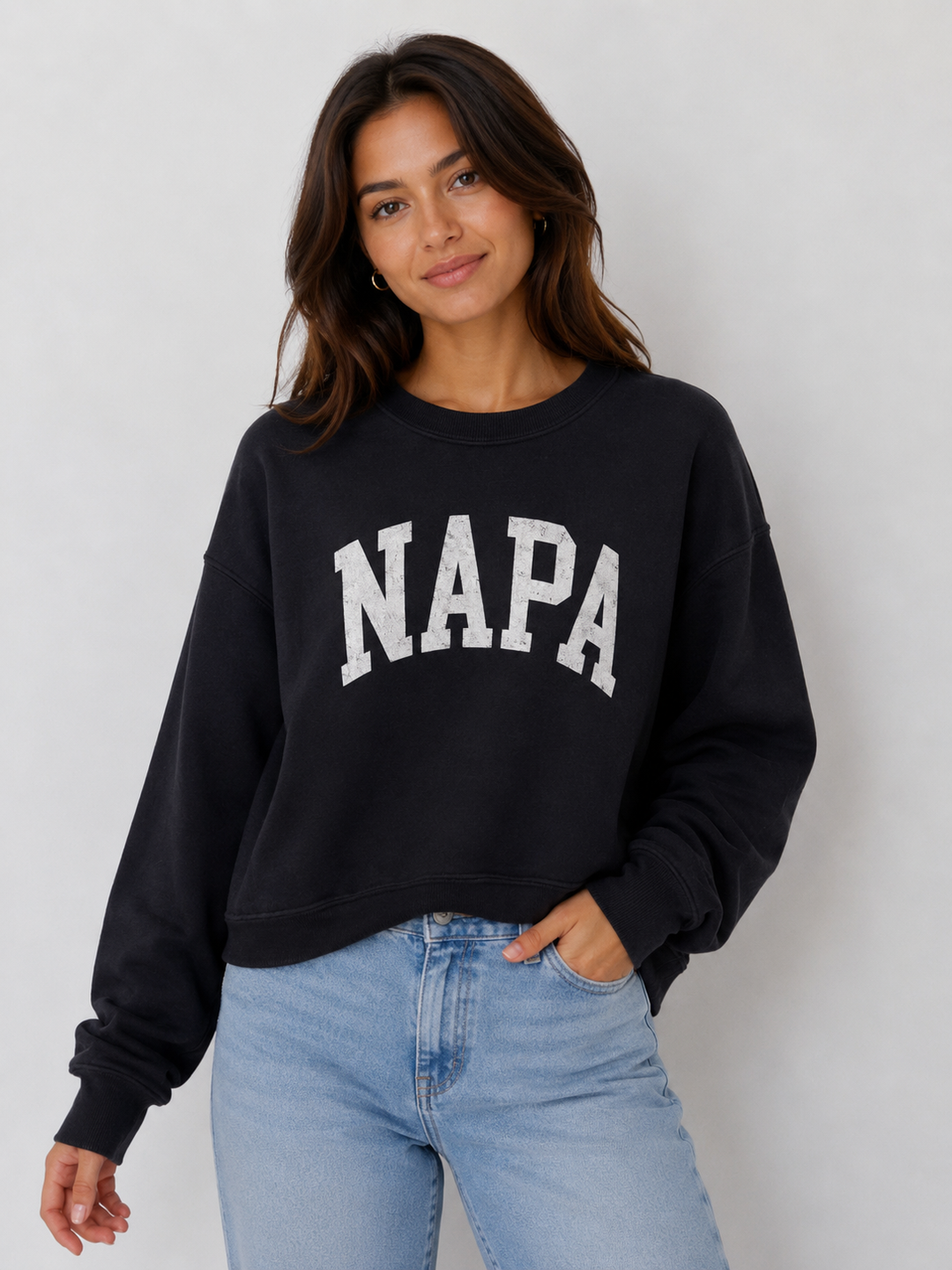 NAPA Sweatshirt- Crop