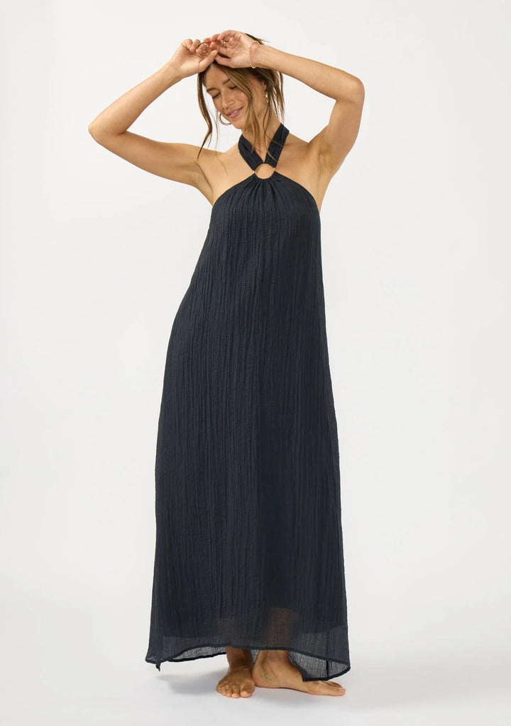Slate Halter Maxi