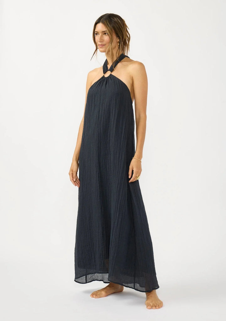 Slate Halter Maxi