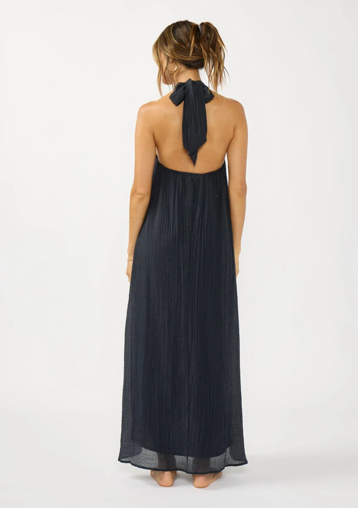 Slate Halter Maxi