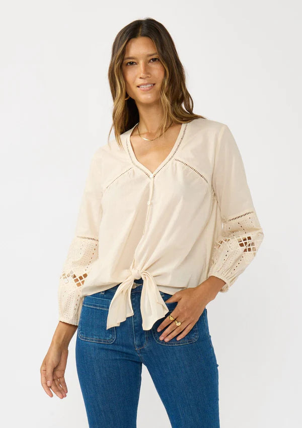 Rosalia Front Tie Blouse