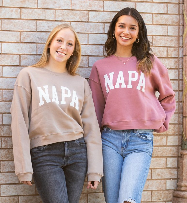 NAPA Sweatshirt- Crop