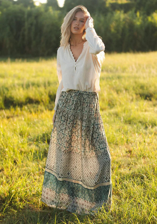 Garden Gate Maxi Skirt