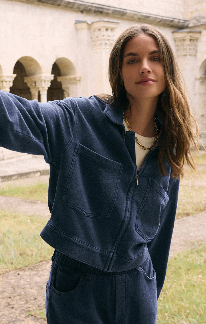The Heritage Knit Denim Jacket