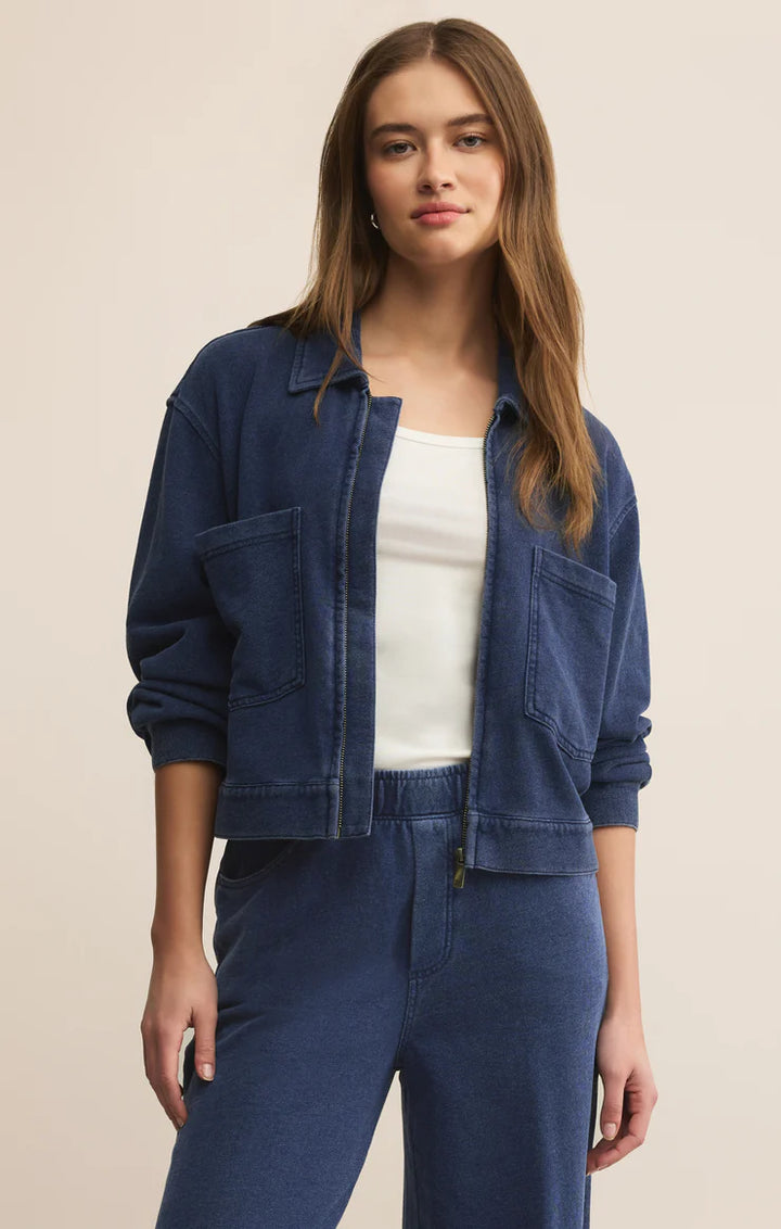 The Heritage Knit Denim Jacket