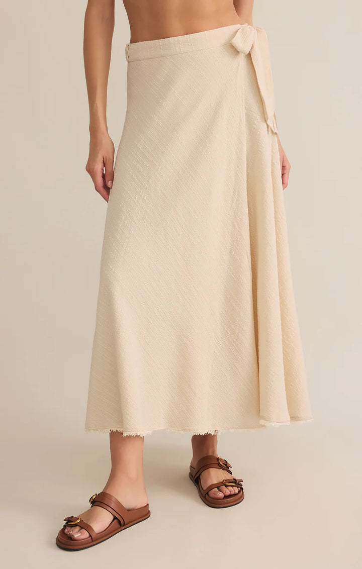 Salerno Wrap Midi Skirt