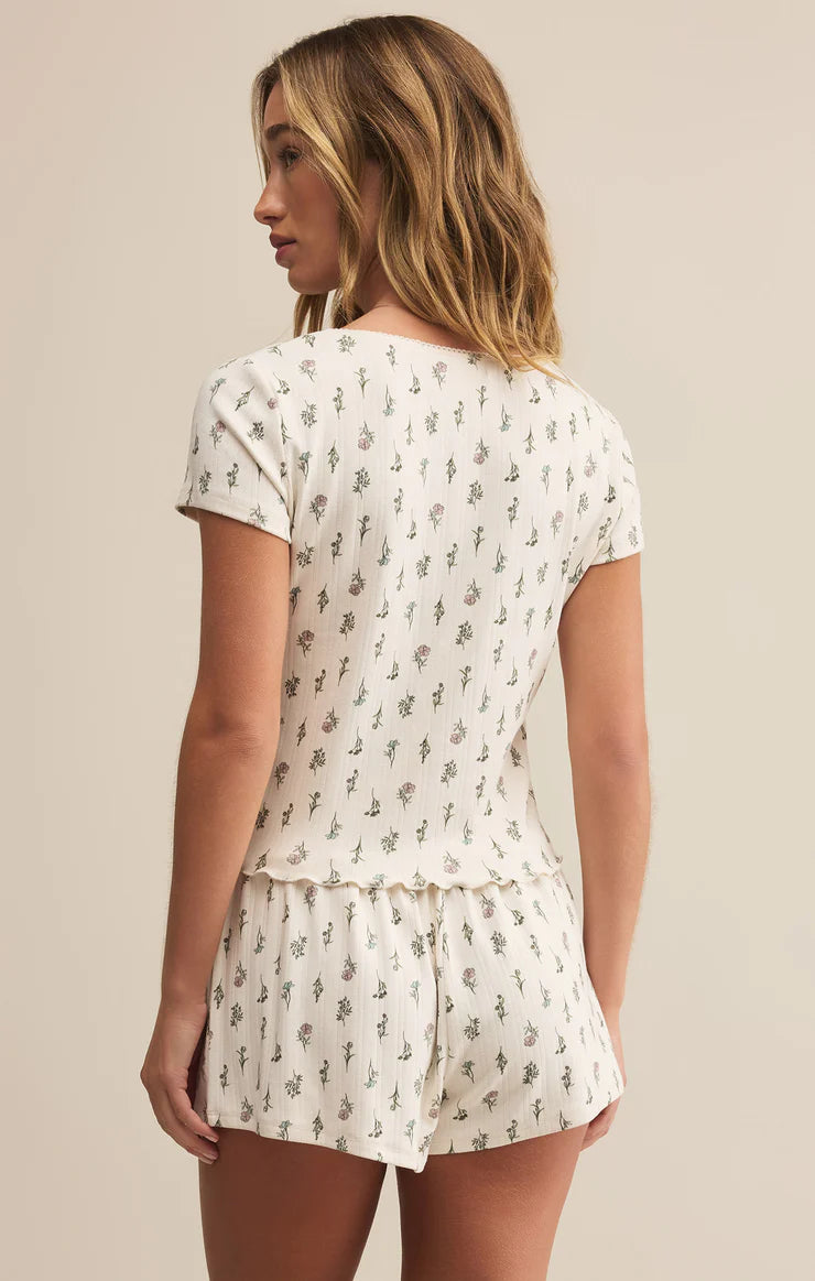 Montana Floral Top Crystal