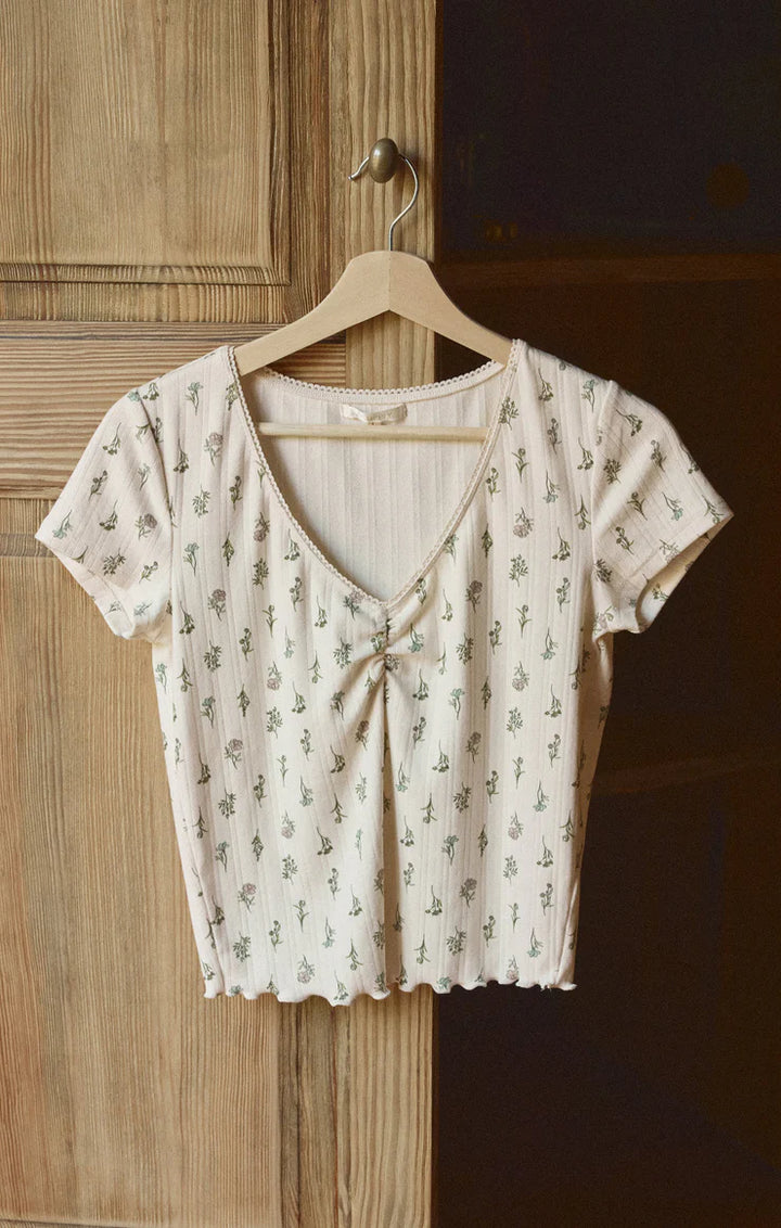 Montana Floral Top Crystal