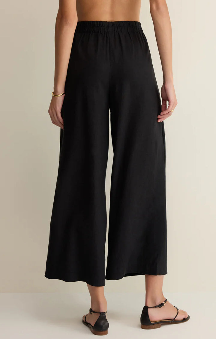 Scout Linen Pant - Black