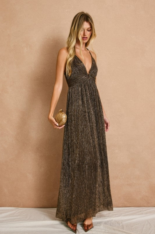 Golden Dreams Maxi Dress