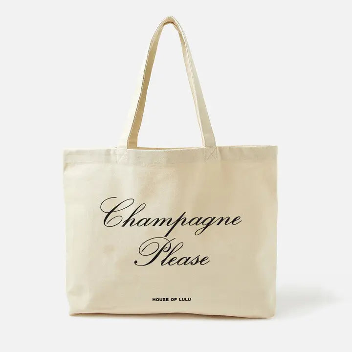 Champagne Please Tote