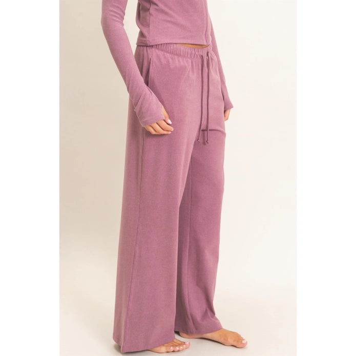 The Plum Wide Leg