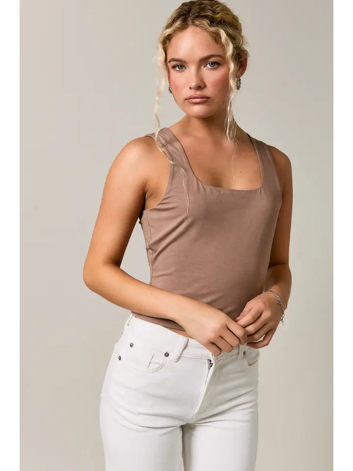 The Mocha Tie Back