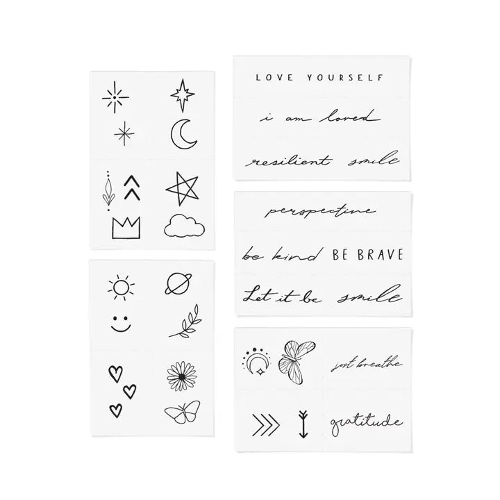 Inked by Dani Temporary Tattoo Set