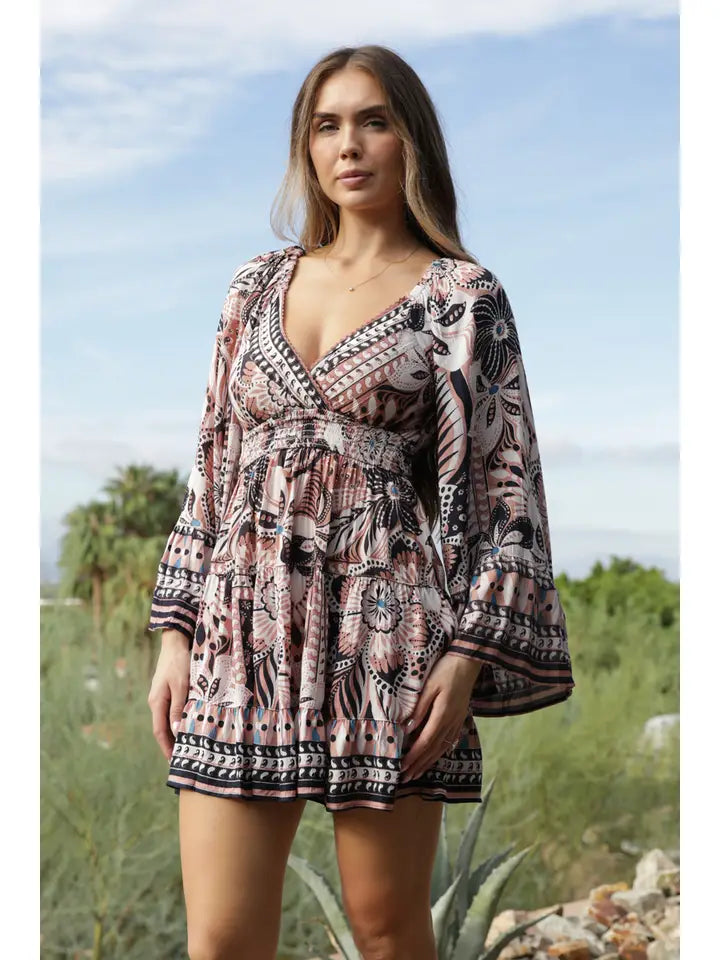 The Matilda Long Sleeve Mini Dress