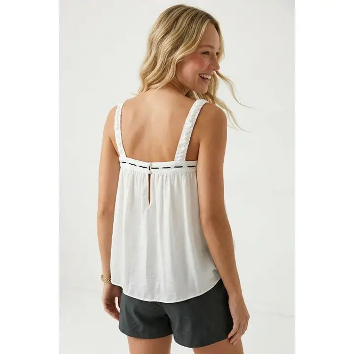 The Contrast Stitch Cami