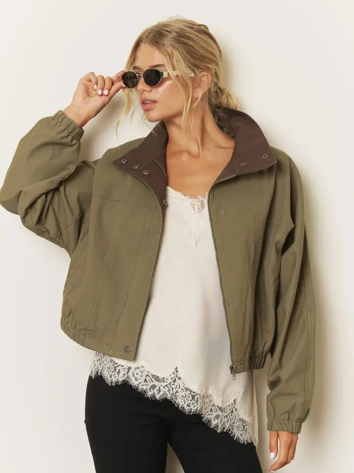 The Contrast Bomber Jacket