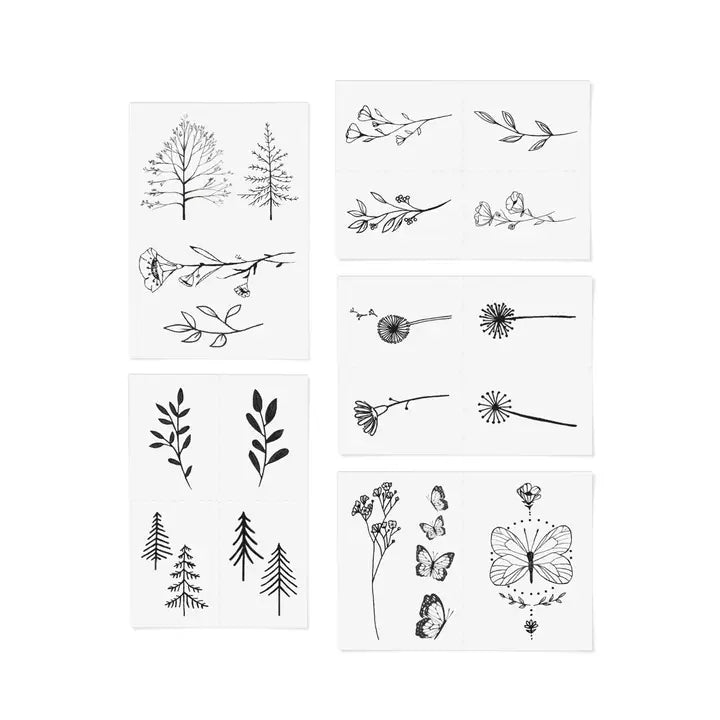 Inked by Dani Temporary Tattoo Set