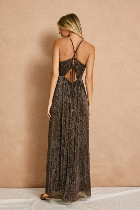 Golden Dreams Maxi Dress