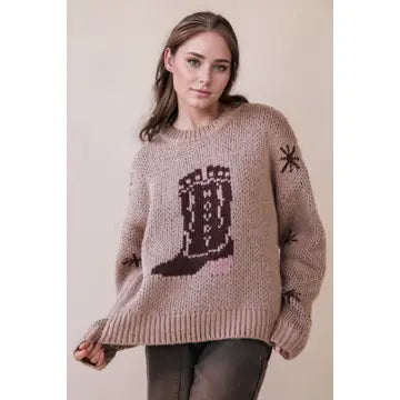 The Boots Up Knit
