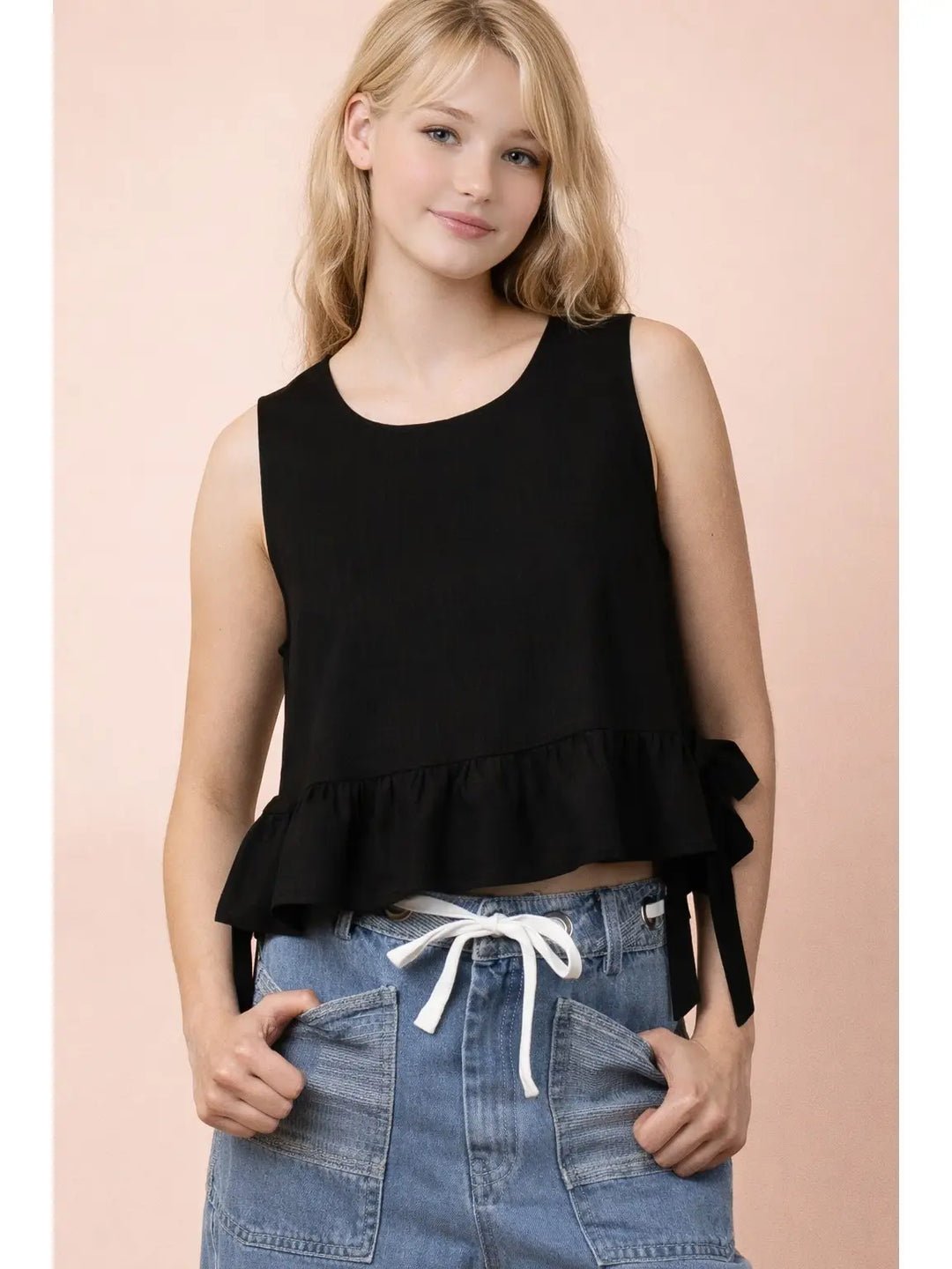 Ruffle Detail Tank